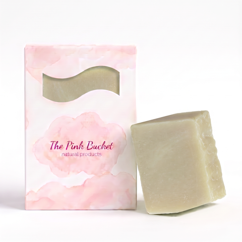 The Pink Bucket Sweet Orchid soap bar box