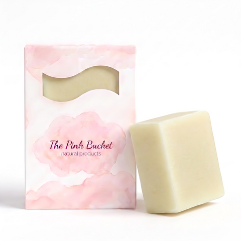 Cucumber soap bar and box