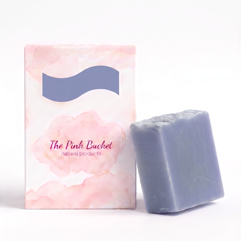 Lavender soap bar and box
